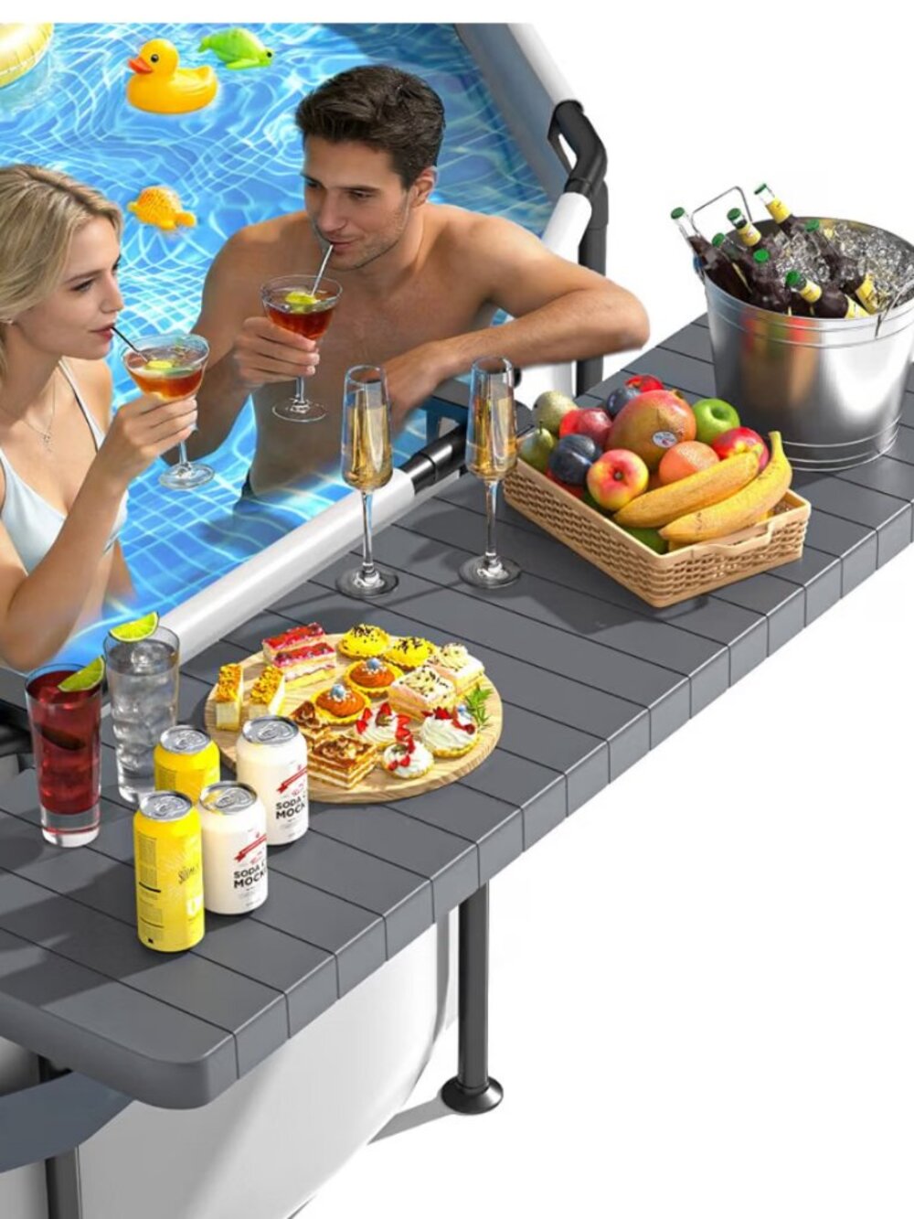 Above Ground Poolside Bar Table New